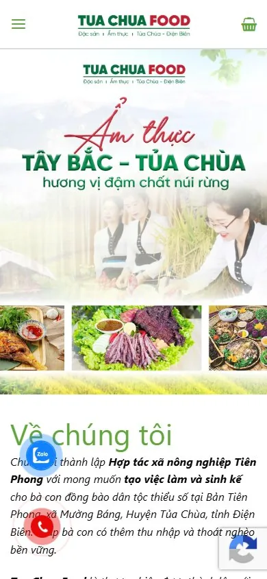 Tủa Chùa Food — Trang chủ mobile ngày 03/10/2026