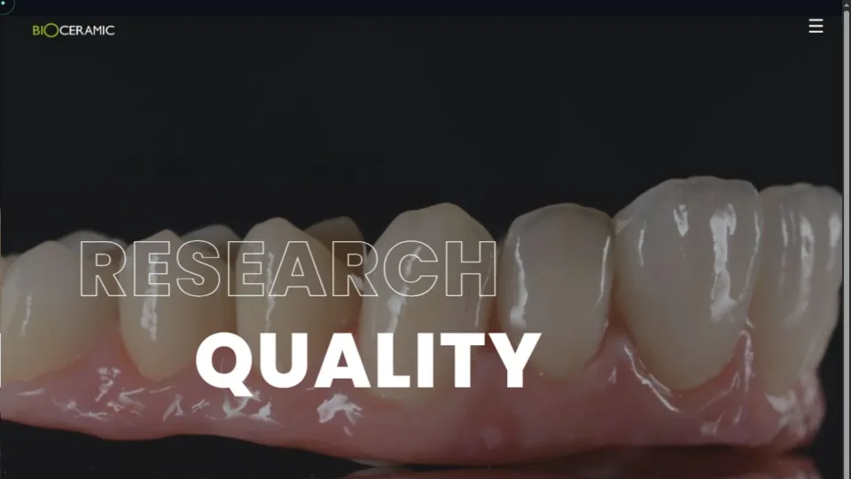 Giao diện Bioceramic Dental