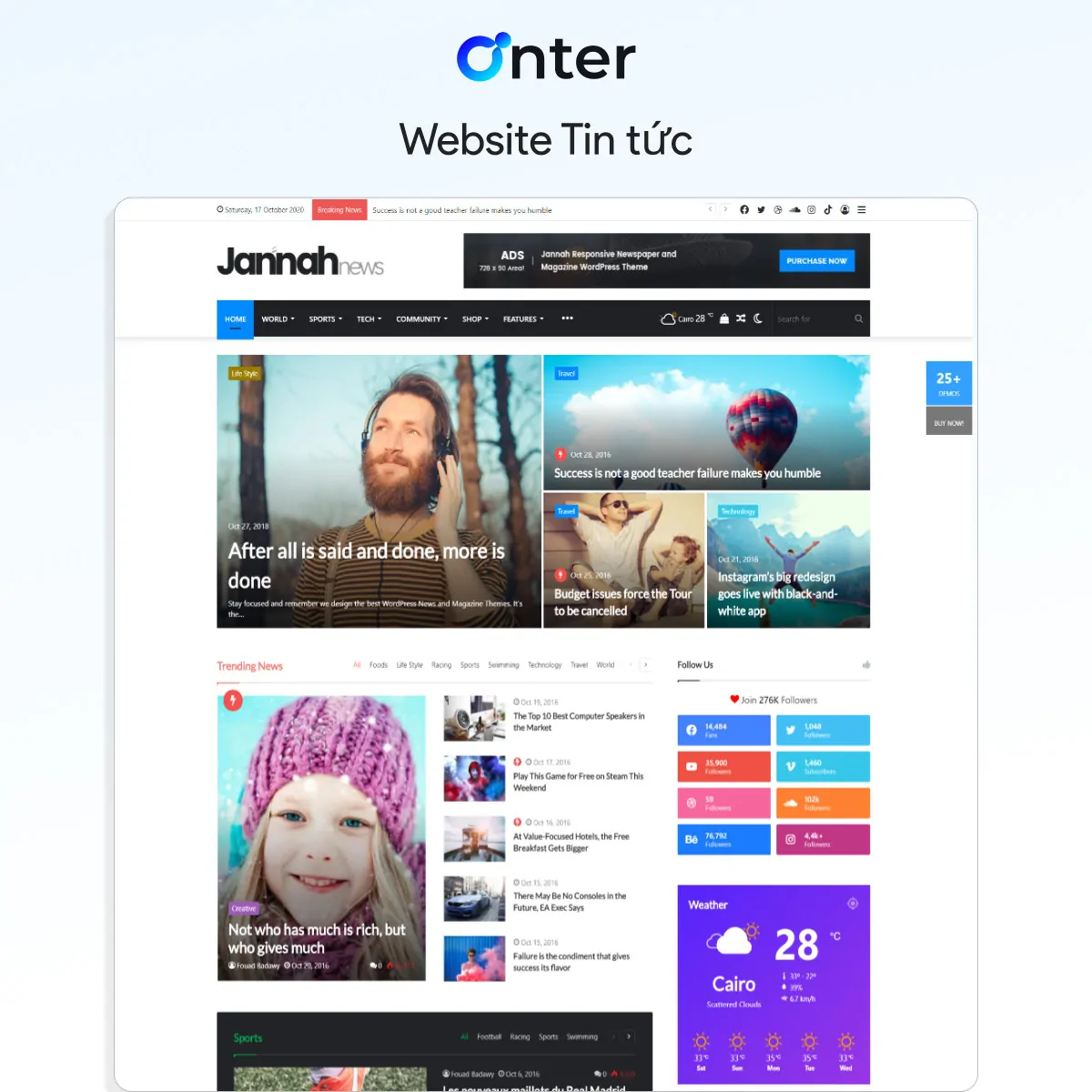 thiết kế website