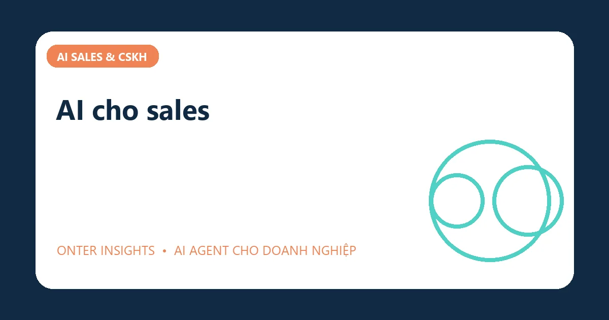 AI cho sales