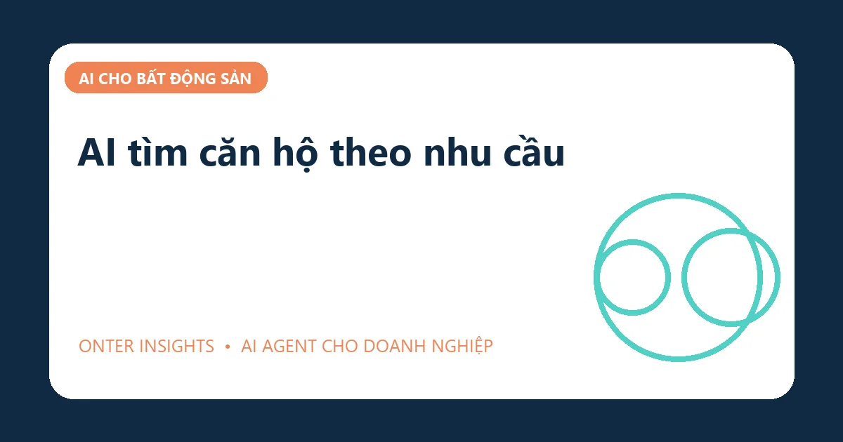AI tìm căn hộ theo nhu cầu