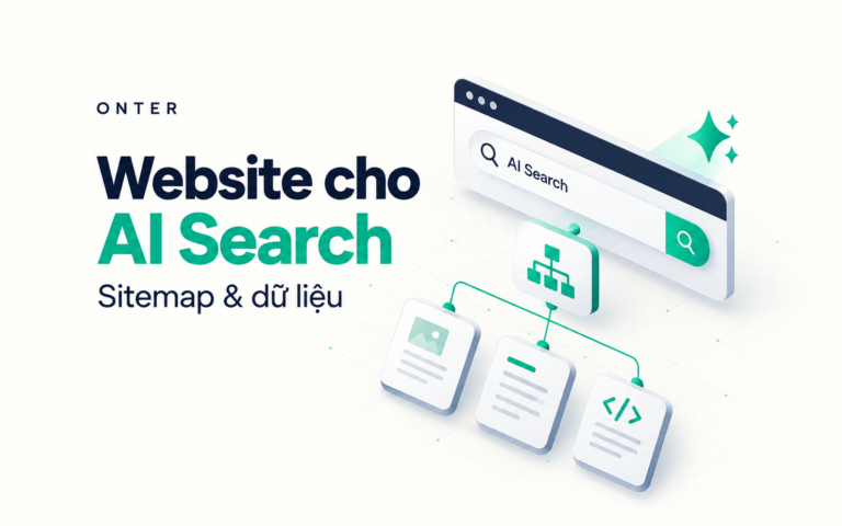 Website cho AI Search: sitemap và dữ liệu có cấu trúc