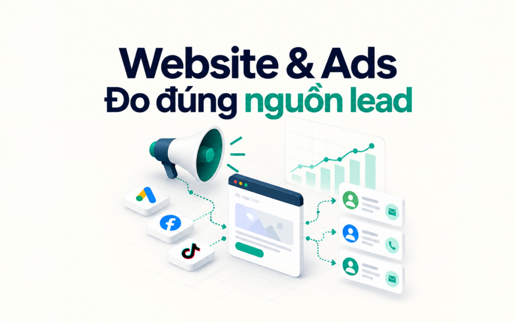 Website và Ads cho SME: đo nguồn lead thay vì chỉ đếm click