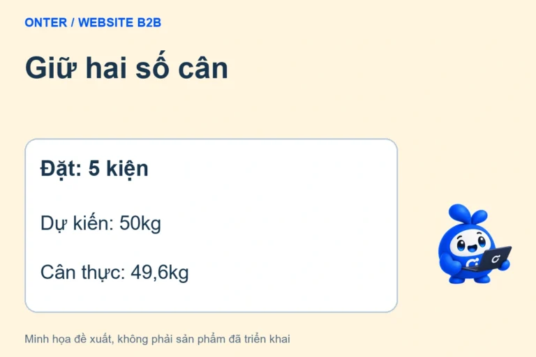 Bee Onter bên tiêu đề Giữ hai số cân và các ý chính của bài viết