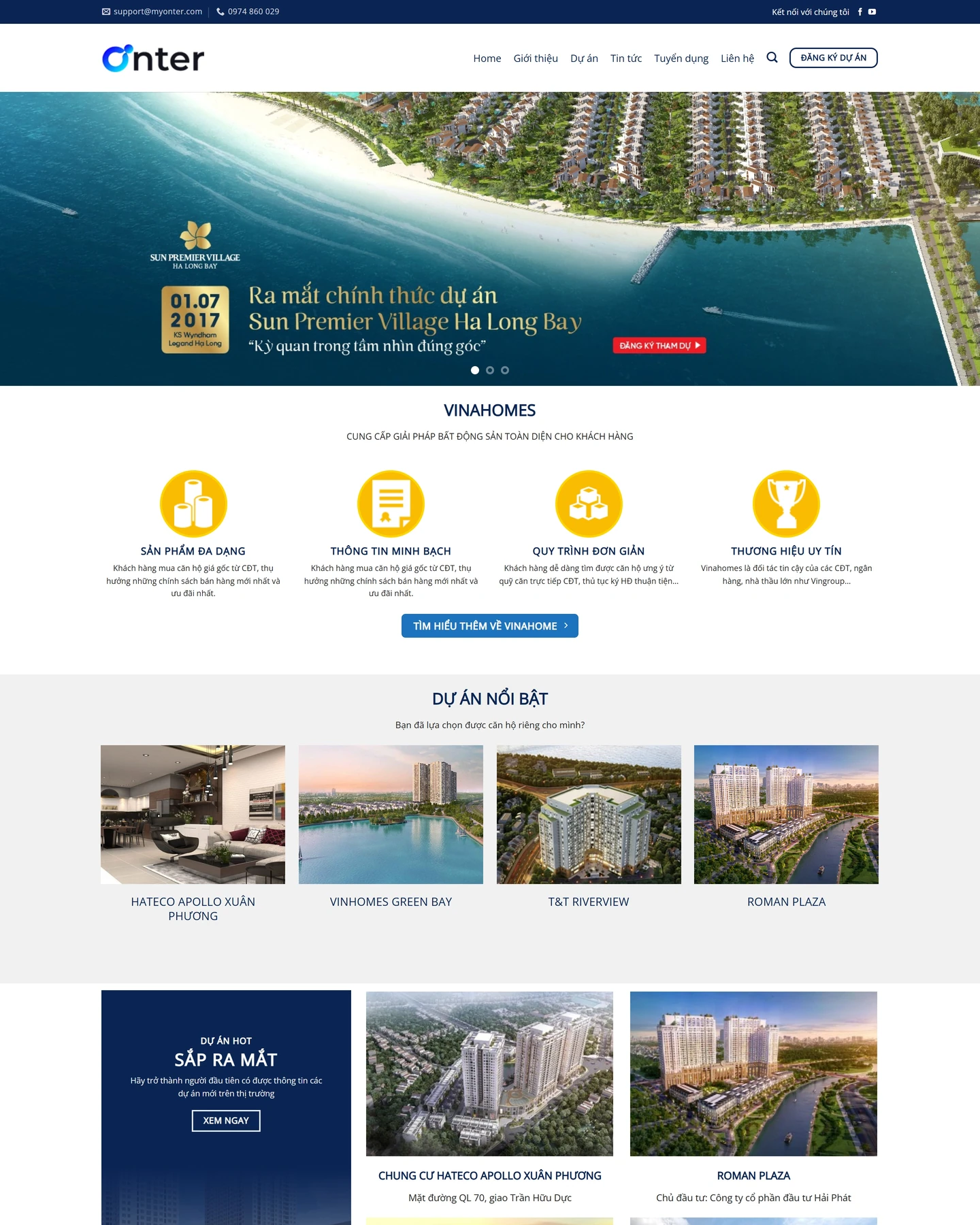 Ảnh xem trước mẫu website Bất Động Sản