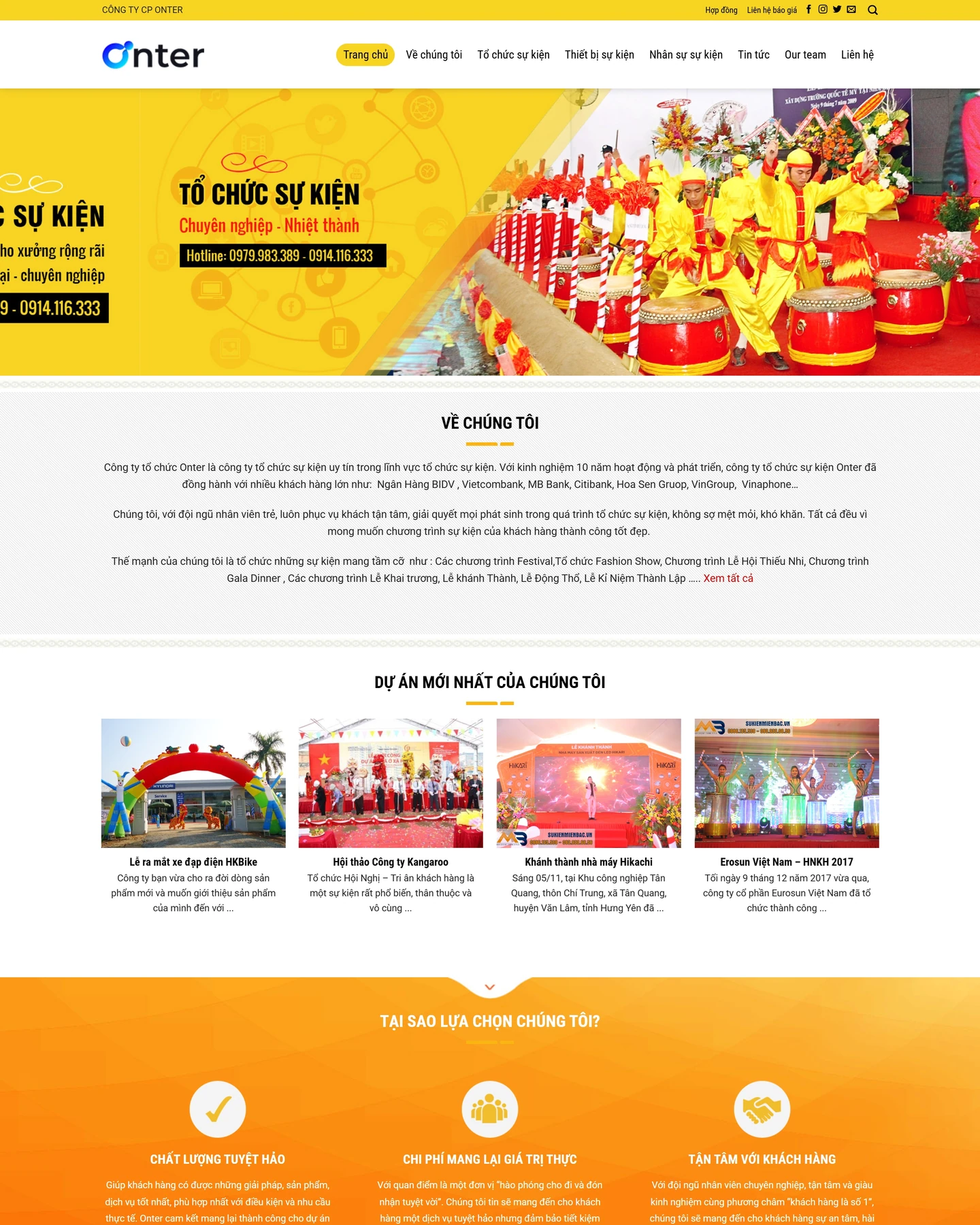 Ảnh xem trước mẫu website Sự kiện 6