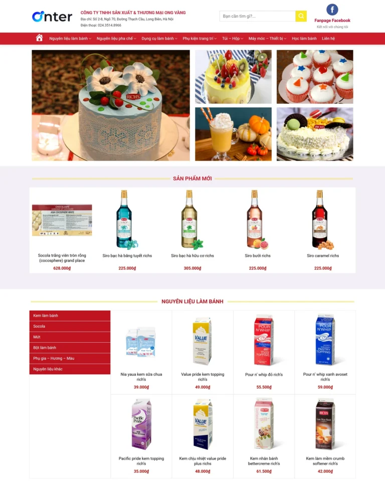 Mẫu website Sao việt