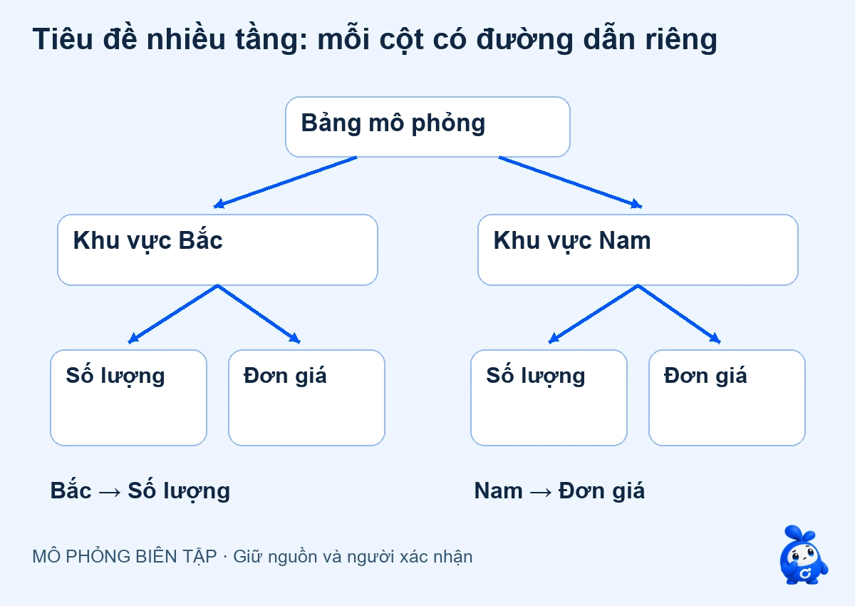 AI đọc bảng ô gộp: giữ đúng tiêu đề nhiều tầng