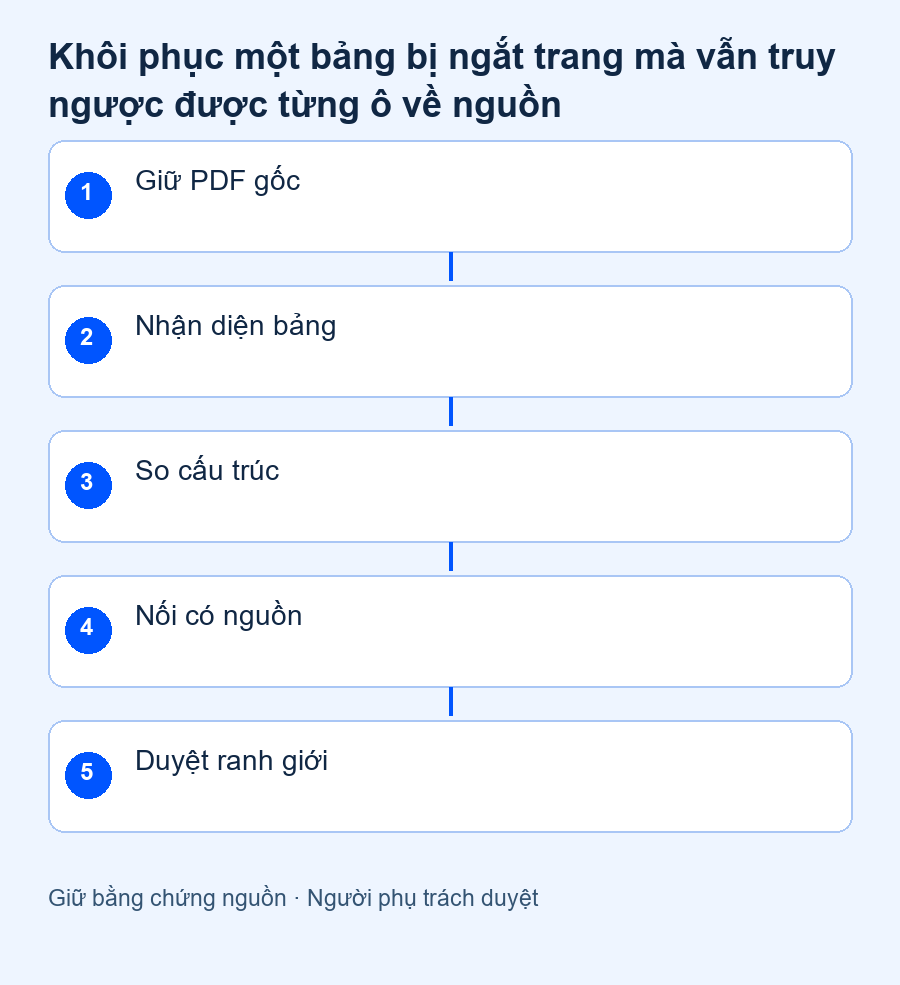 Phiếu nối bảng theo dấu hiệu cấu trúc, bản đồ trang–ô và ca thử dòng bị cắt